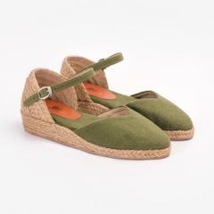 KIM NGÂN - Giày Sục Đế Bệt Cói 3cm